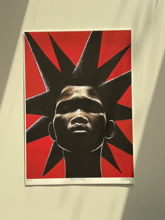 BLACK STAR - PRINT